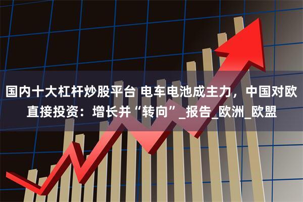 国内十大杠杆炒股平台 电车电池成主力，中国对欧直接投资：增长并“转向”_报告_欧洲_欧盟